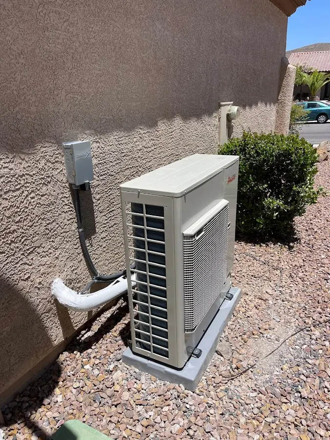 Residential air conditioning condenser unit in New Garden